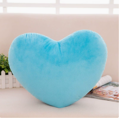 Charming Blue Heart Cushion