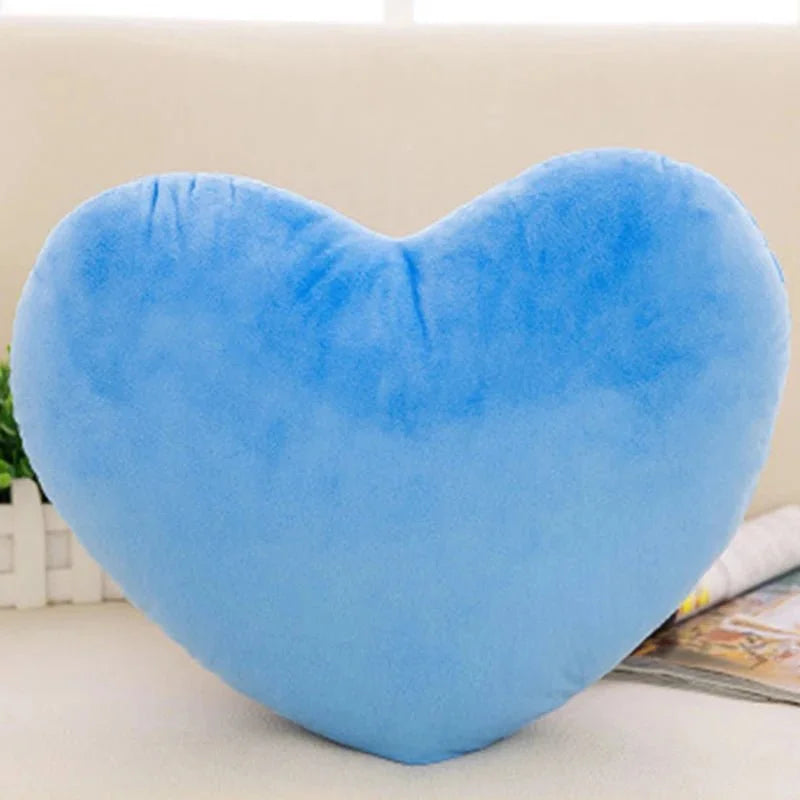 Charming Blue Heart Cushion
